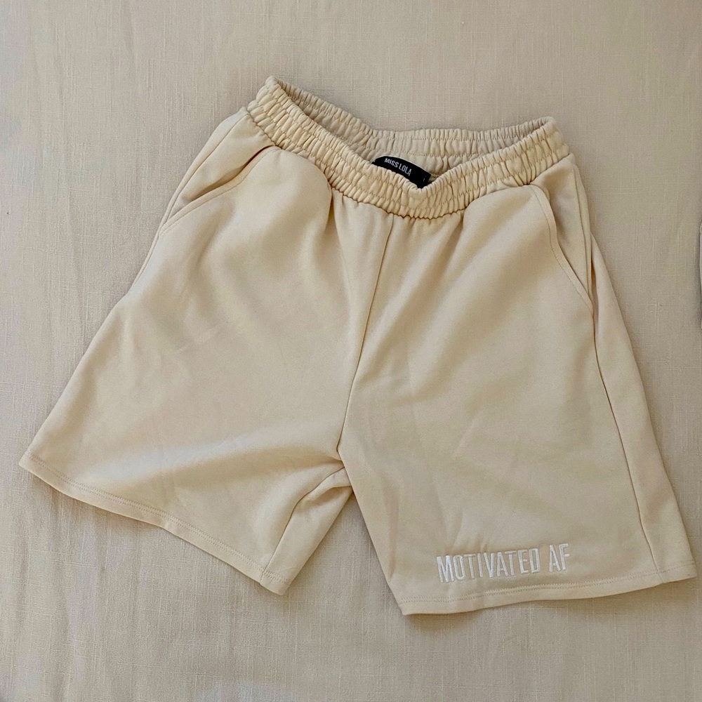 Jogger shorts.